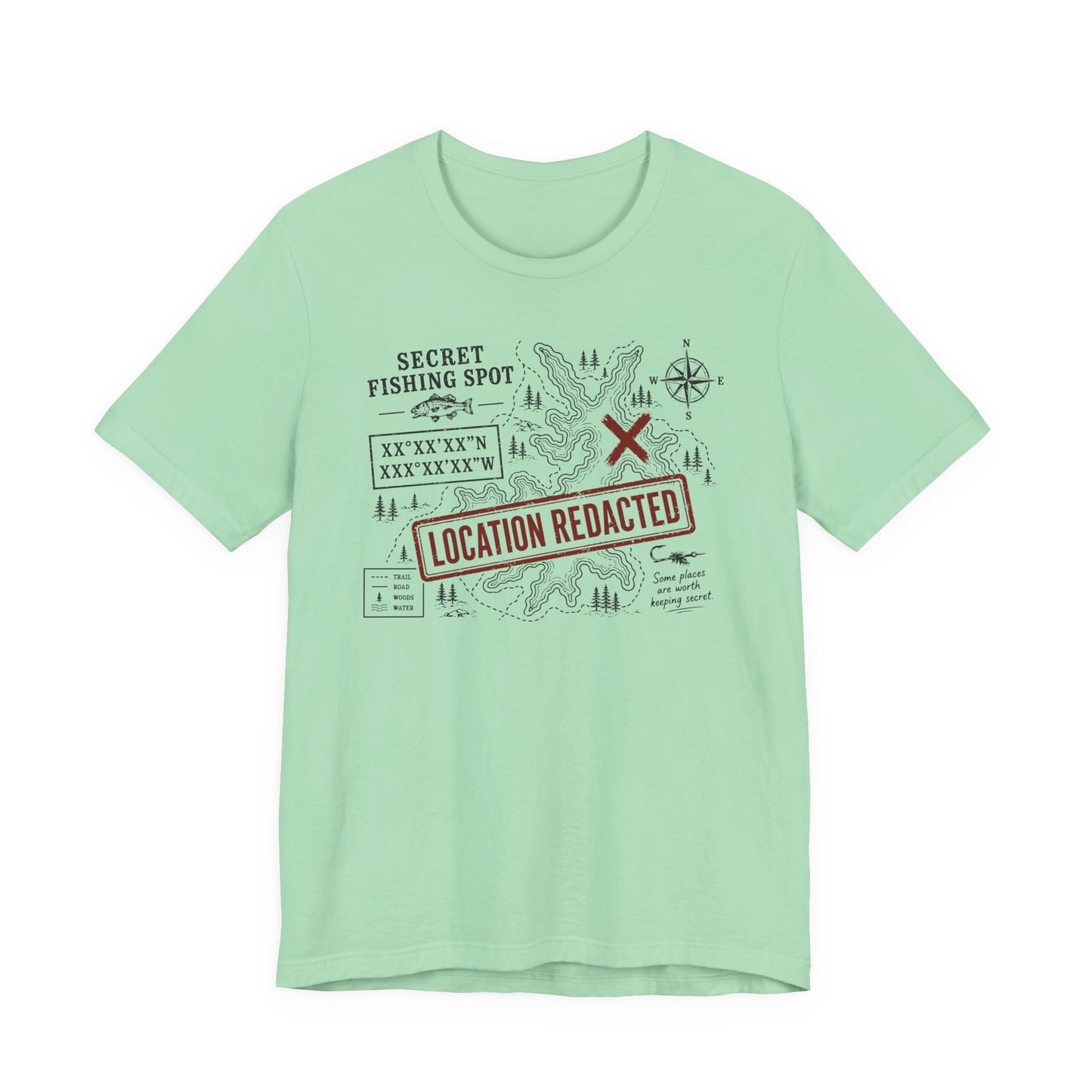 Secret Fishing Spot — Unisex Cotton Tee