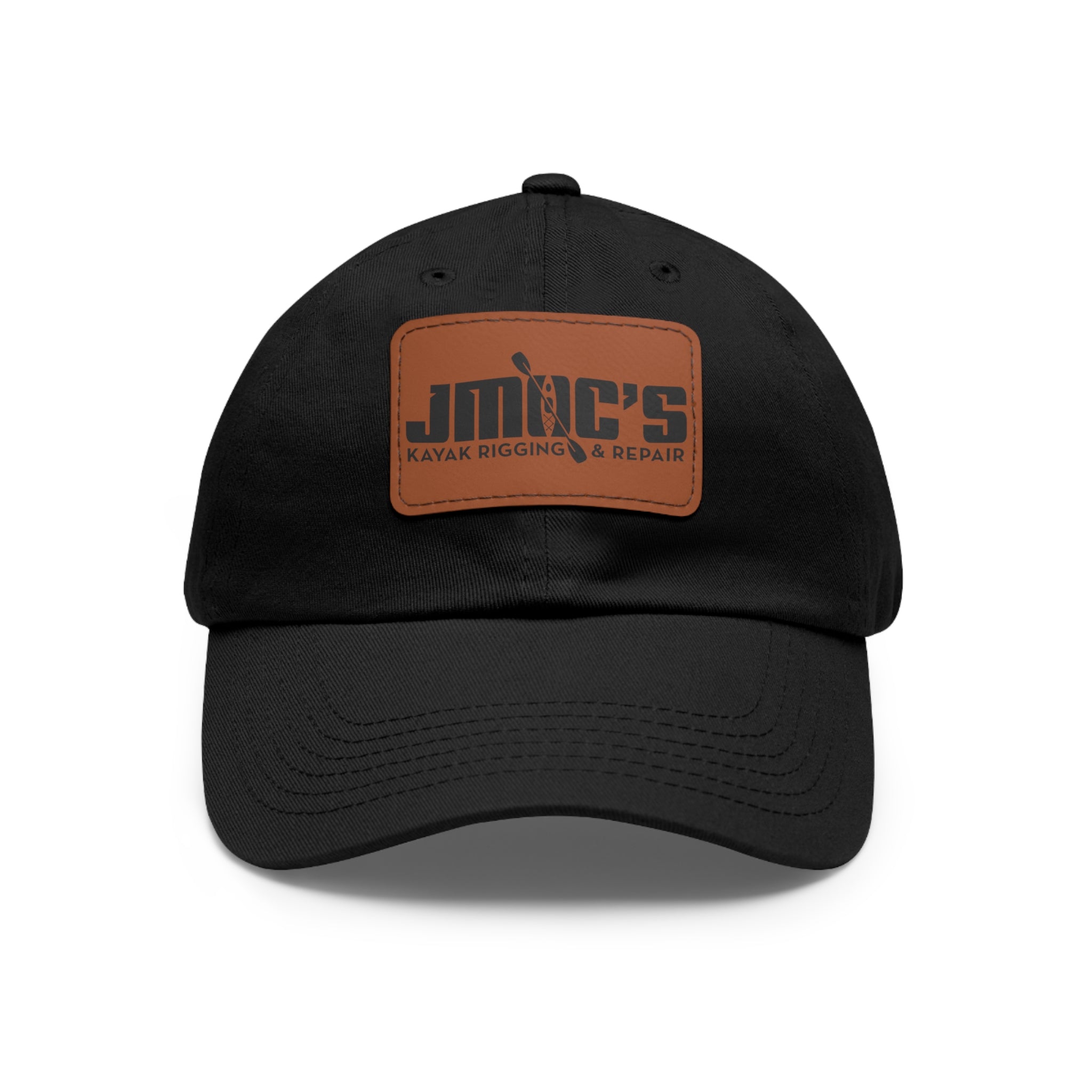 JMOC's Baseball Cap with Leather Patch (Rectangle)