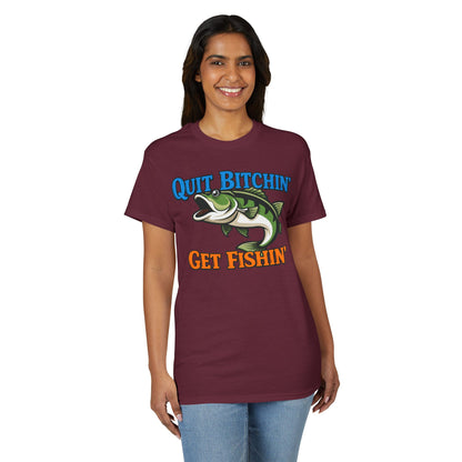 Quit Bitchin’, Get Fishin’ — Unisex DryBlend® T-Shirt