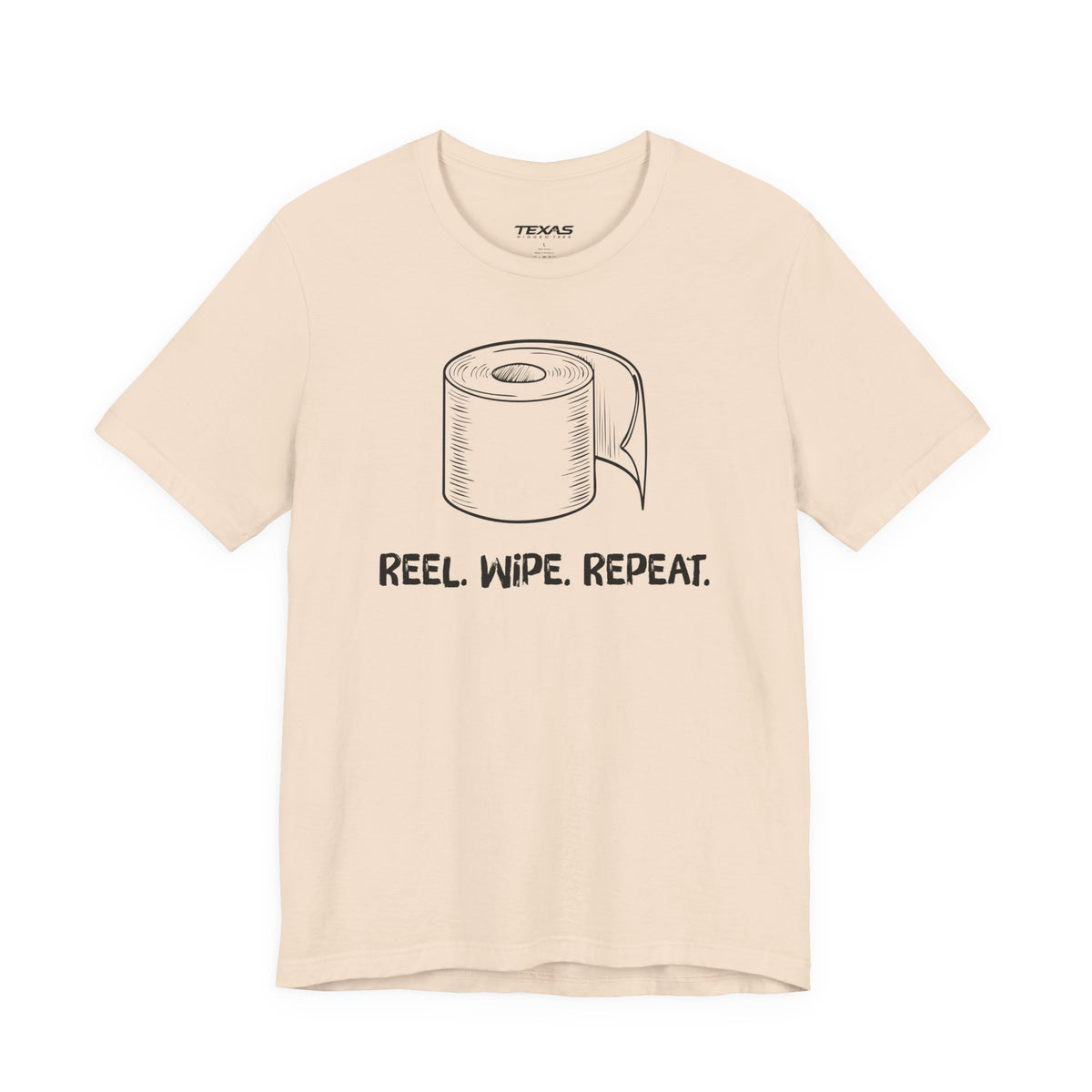 Reel. Wipe. Repeat. — Unisex Cotton Tee