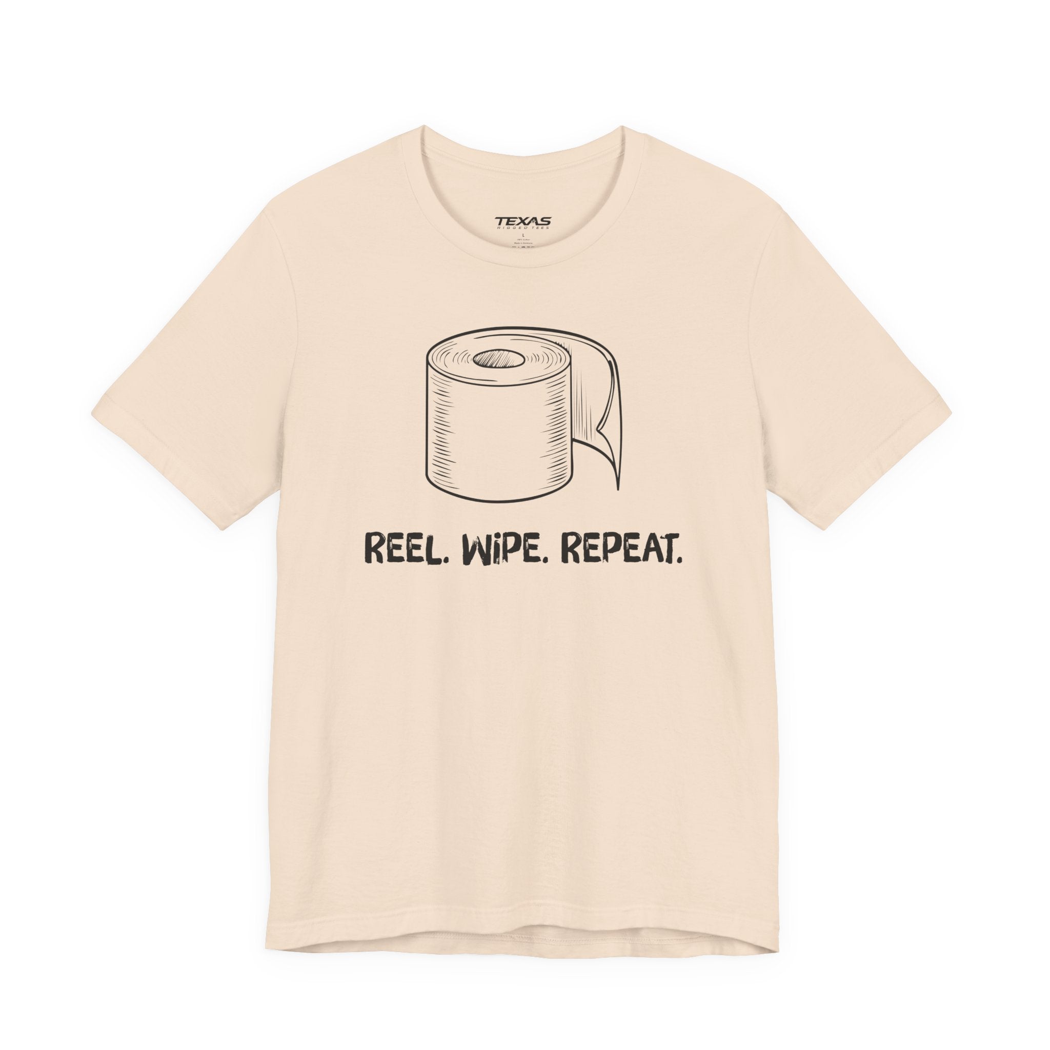 Reel. Wipe. Repeat. — Unisex Cotton Tee