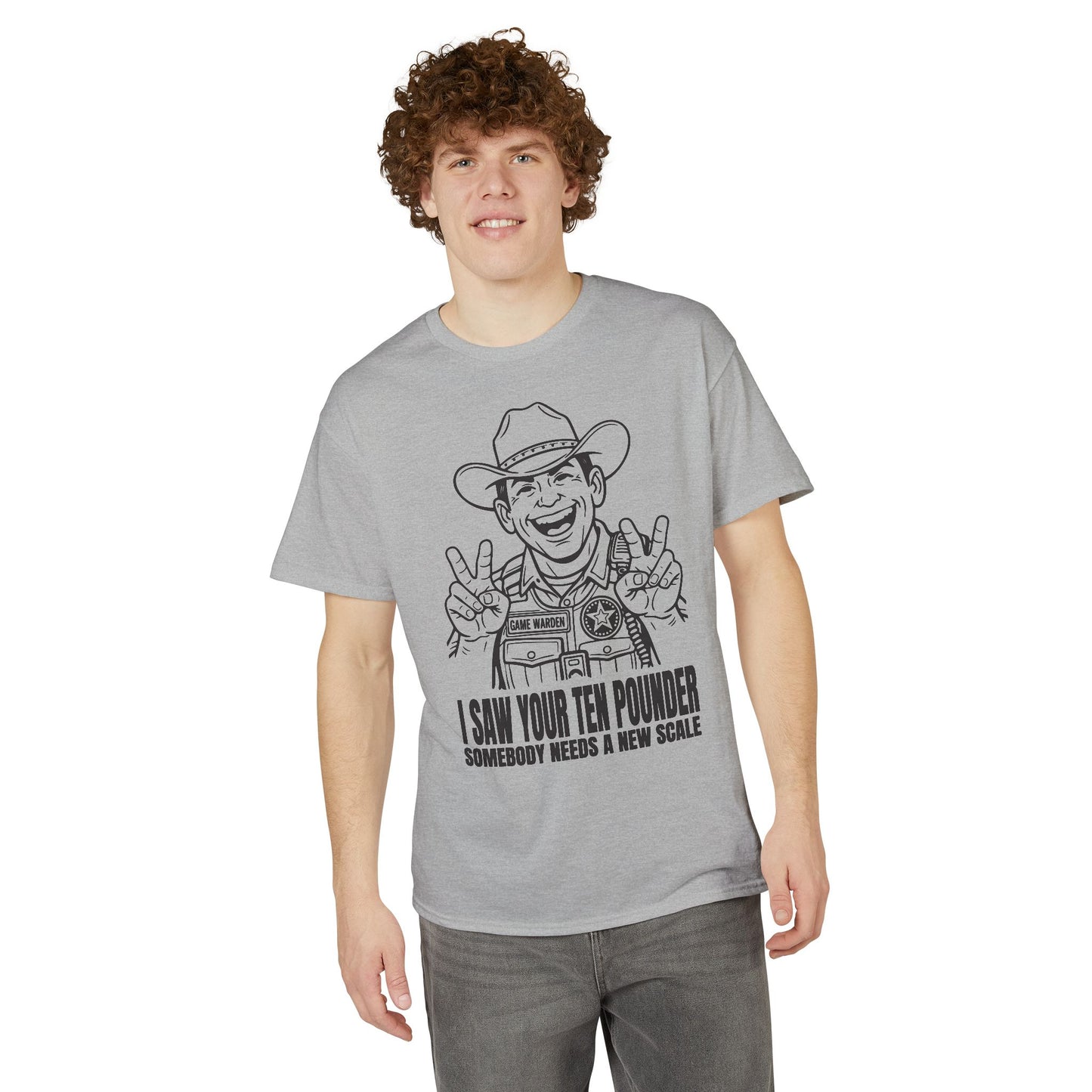 I Saw Your Ten Pounder — Unisex DryBlend® T-Shirt