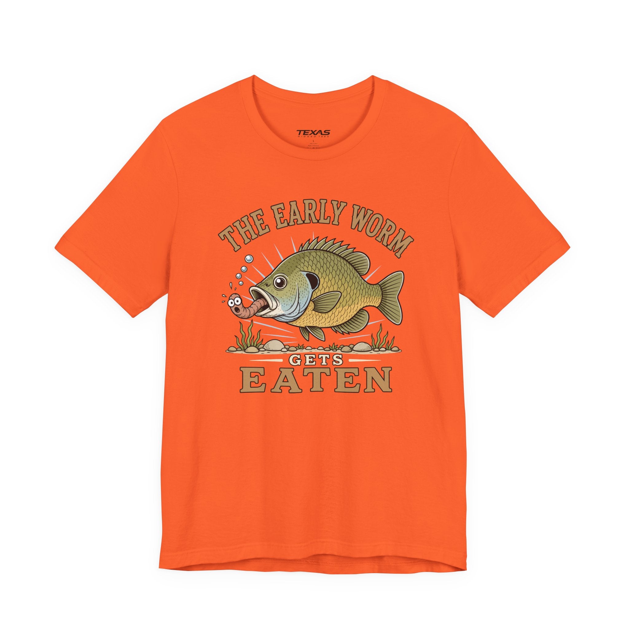 The Early Worm Gets Eaten — Unisex Cotton Tee