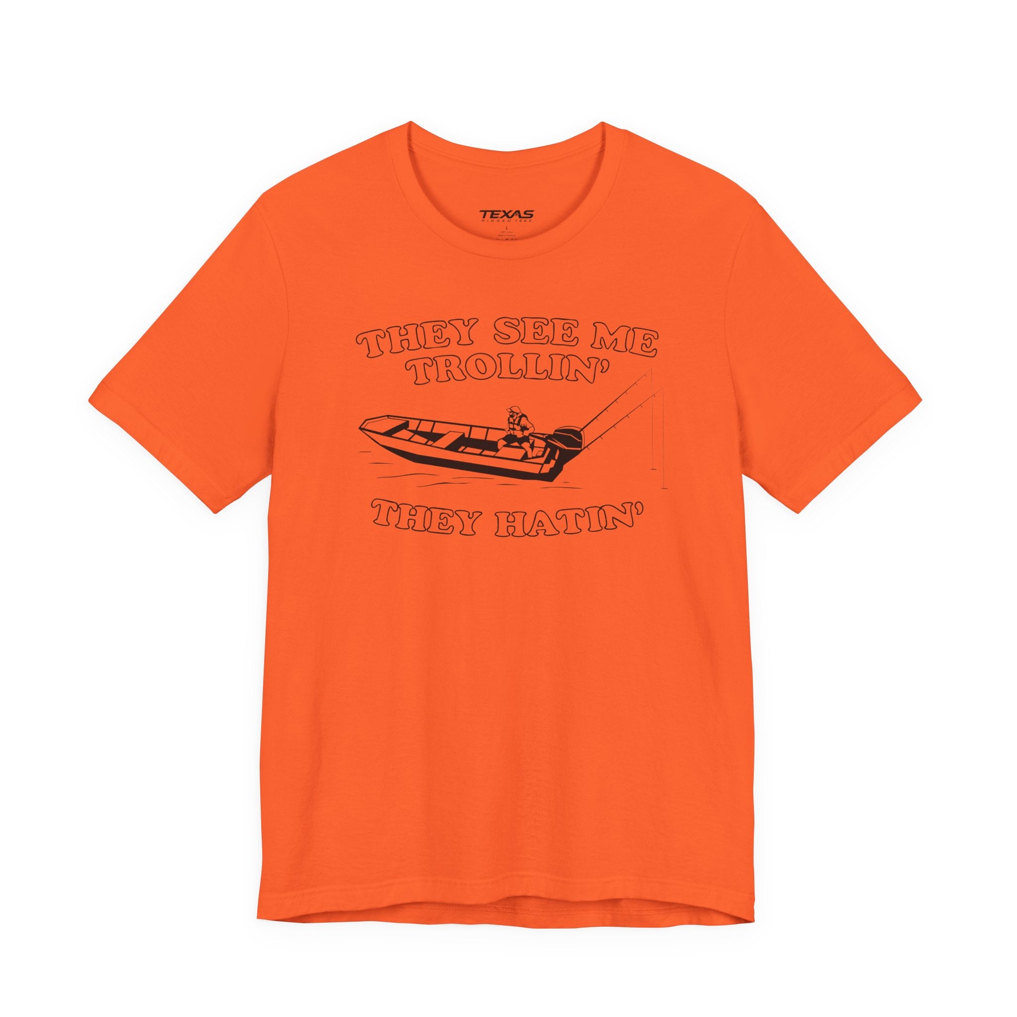 They See Me Trollin’, They Hatin’ — Unisex Cotton Tee