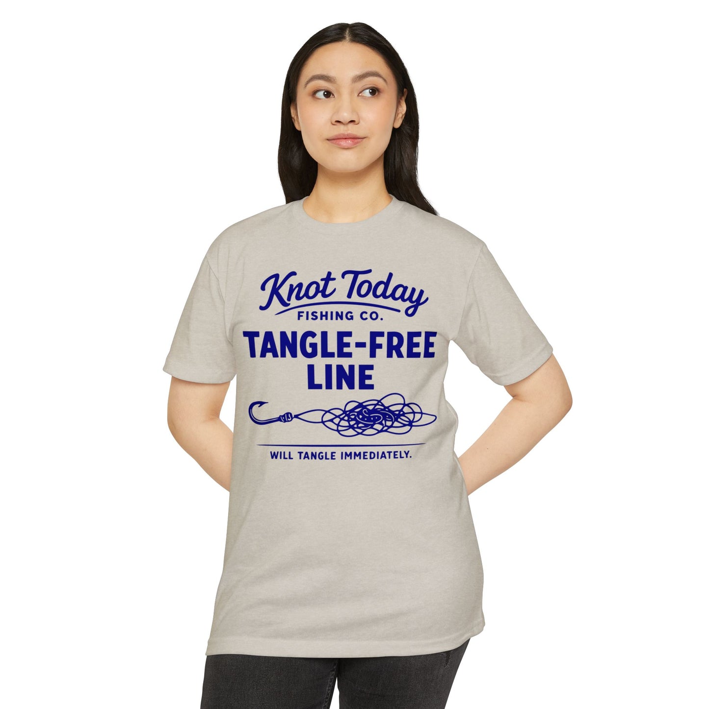 Knot Today Fishing Co. — Unisex Cotton-Poly Blend T-Shirt