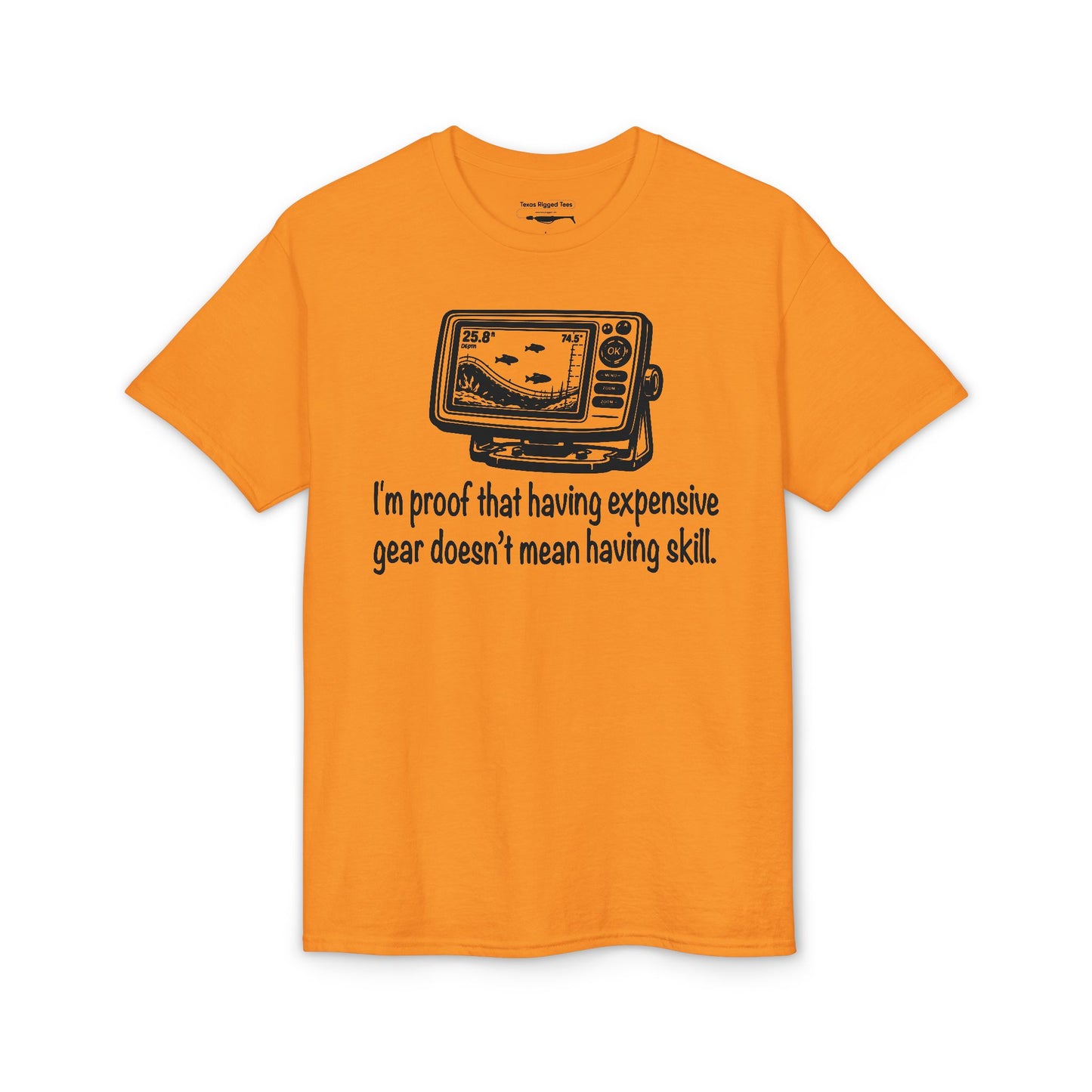 I'm proof that having expensive gear doesn't mean having skill — Unisex DryBlend® T-Shirt