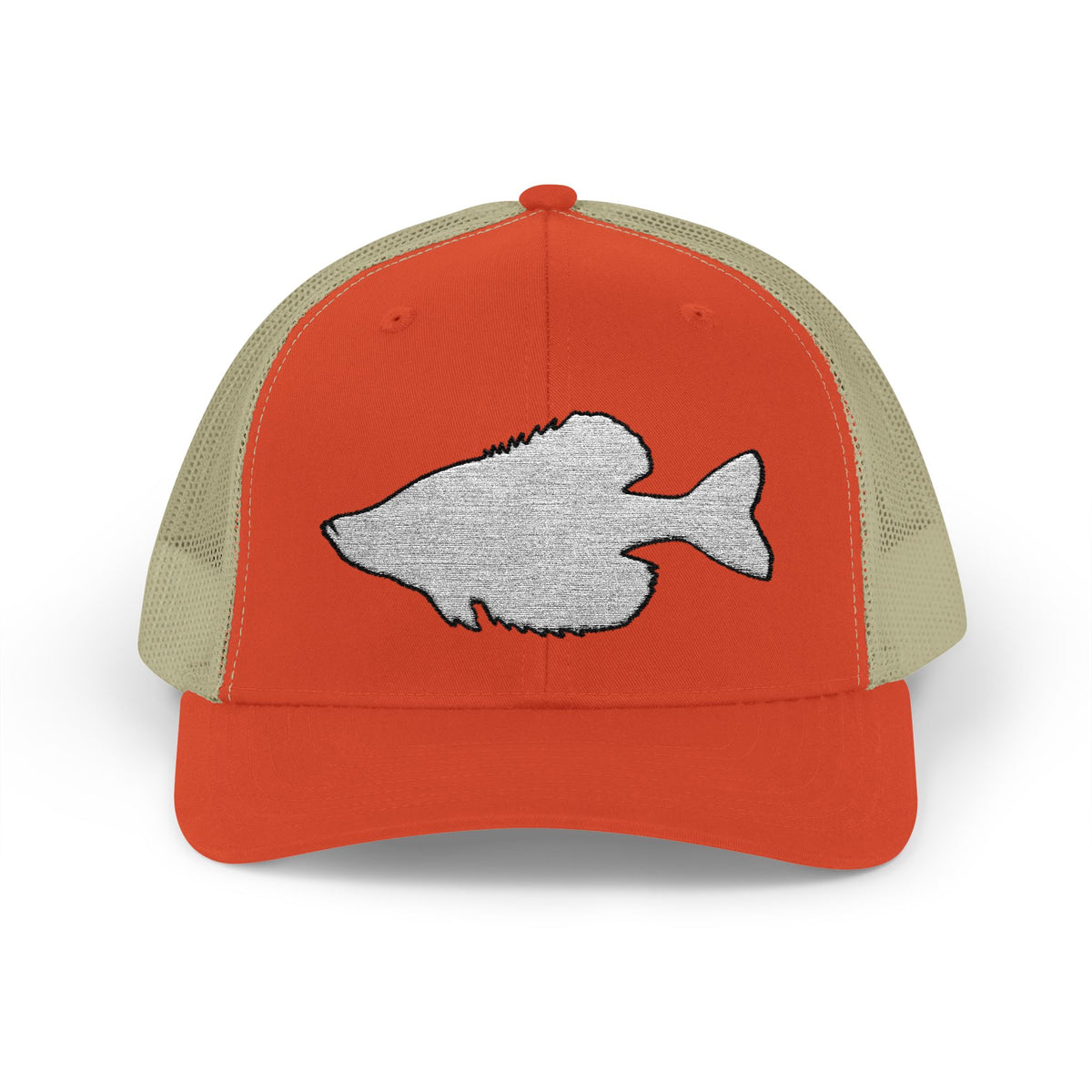 Crappie Silhouette — Embroidered Baseball Cap
