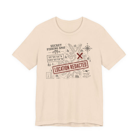Secret Fishing Spot — Unisex Cotton Tee