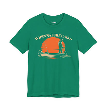 When Nature Calls — Unisex Cotton Tee