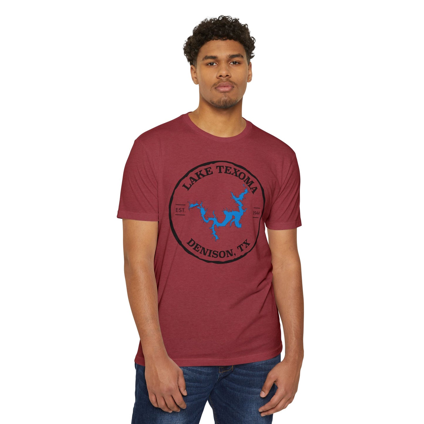 Lake Texoma — Unisex Cotton-Poly Blend T-Shirt
