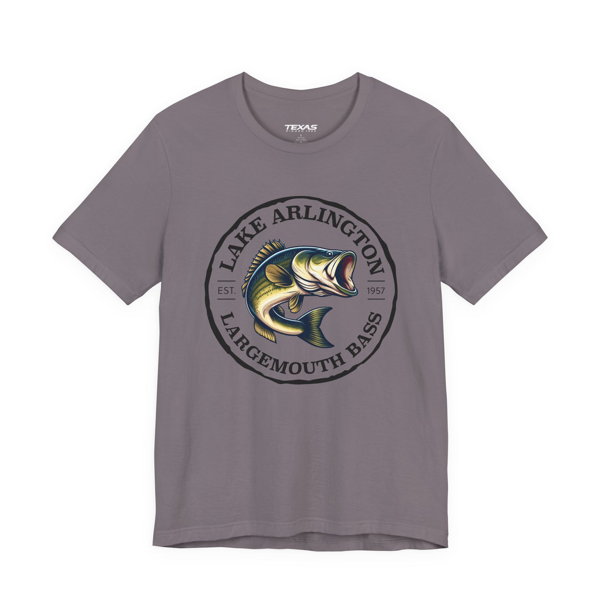 Lake Arlington Largemouth Bass — Unisex Cotton Tee