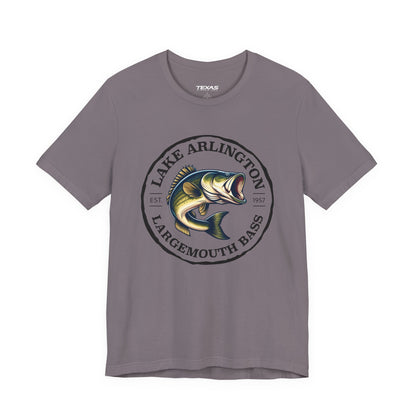Lake Arlington Largemouth Bass — Unisex Cotton Tee