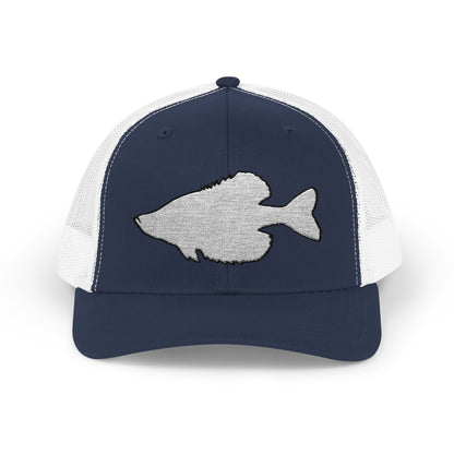 Crappie Silhouette — Embroidered Baseball Cap
