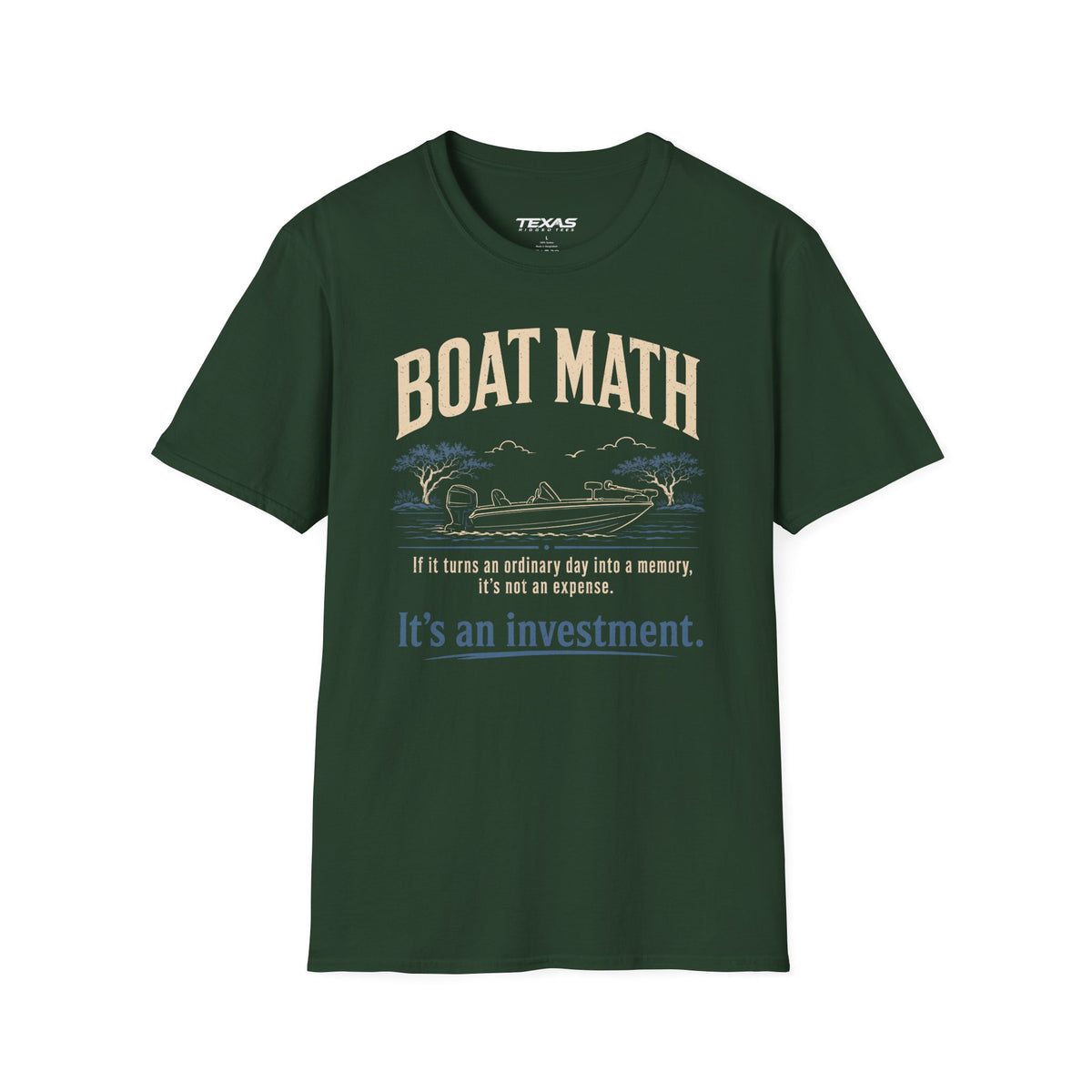 Boat Math — Unisex Cotton Tee