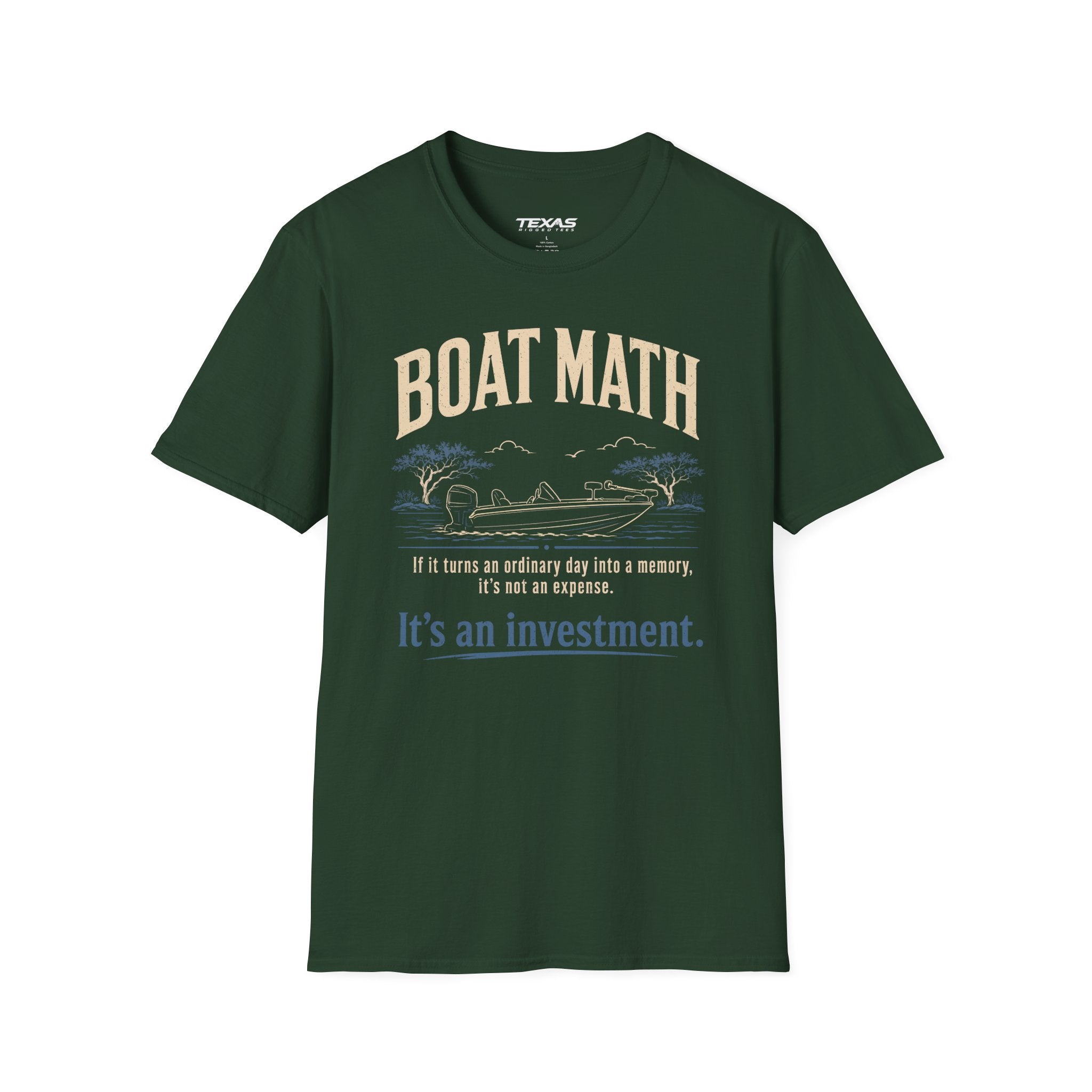 Boat Math — Unisex Cotton Tee