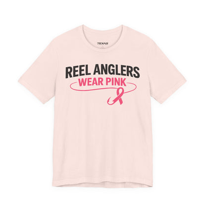Reel Anglers Wear Pink — Unisex Cotton Tee