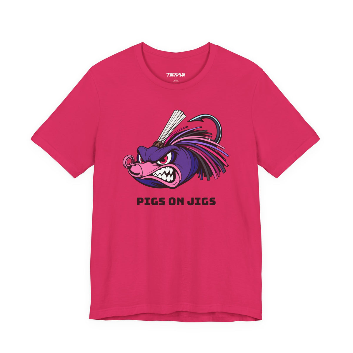 Pigs on Jigs — Unisex Cotton Tee