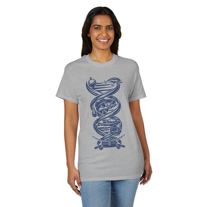 Fishing, It’s in My DNA — Unisex DryBlend® T-Shirt