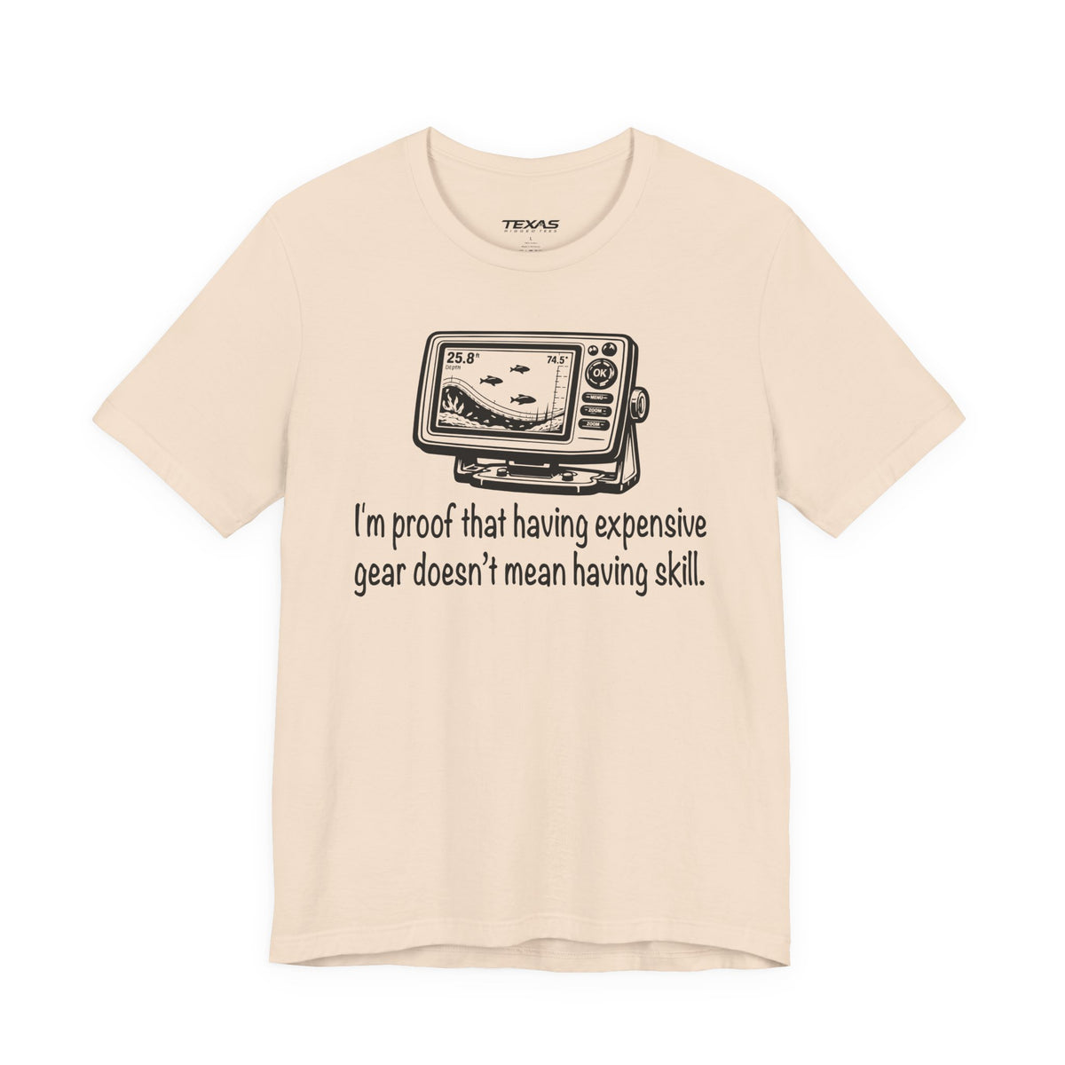 I'm proof that having expensive gear doesn't mean having skill — Unisex Cotton Tee
