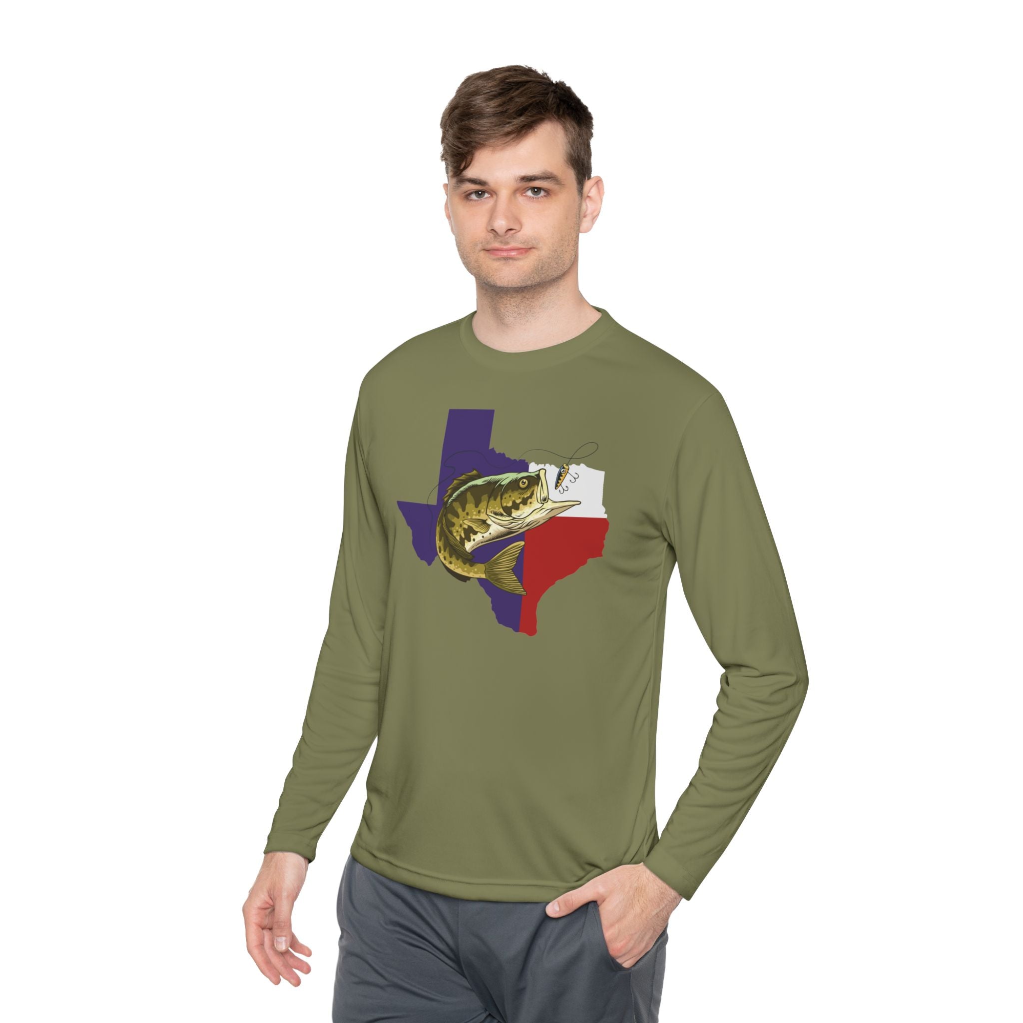 Texas Bass Fishing — Unisex Long Sleeve T-Shirt
