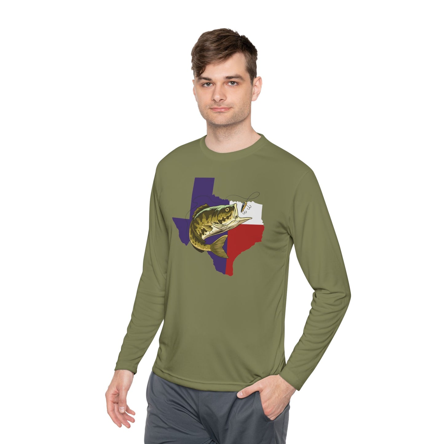 Texas Bass Fishing — Unisex Long Sleeve T-Shirt