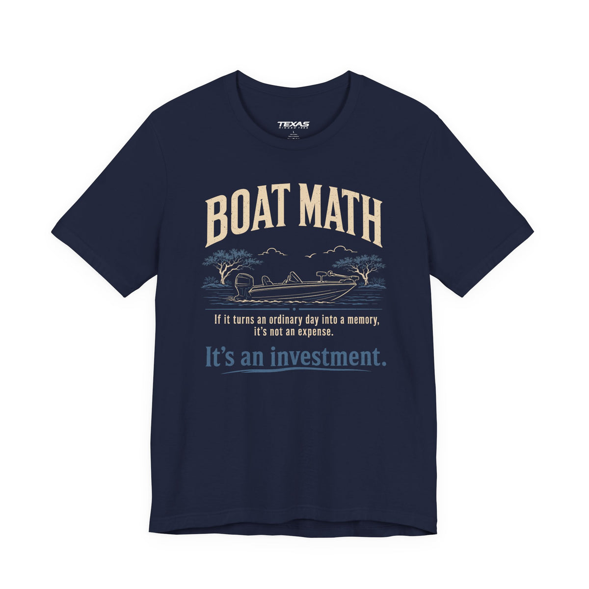 Boat Math — Unisex Cotton Tee