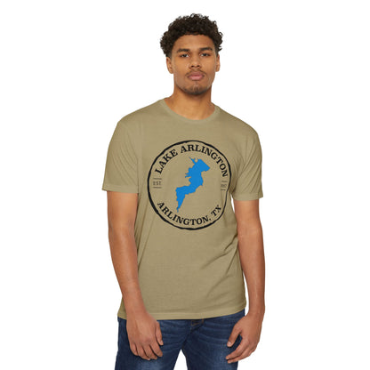 Lake Arlington — Unisex Cotton-Poly Blend T-Shirt