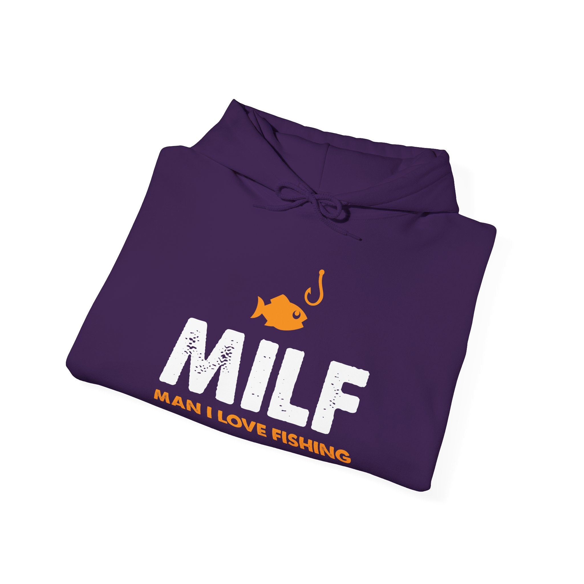 Man I love Fishing — Unisex Hooded Sweatshirt