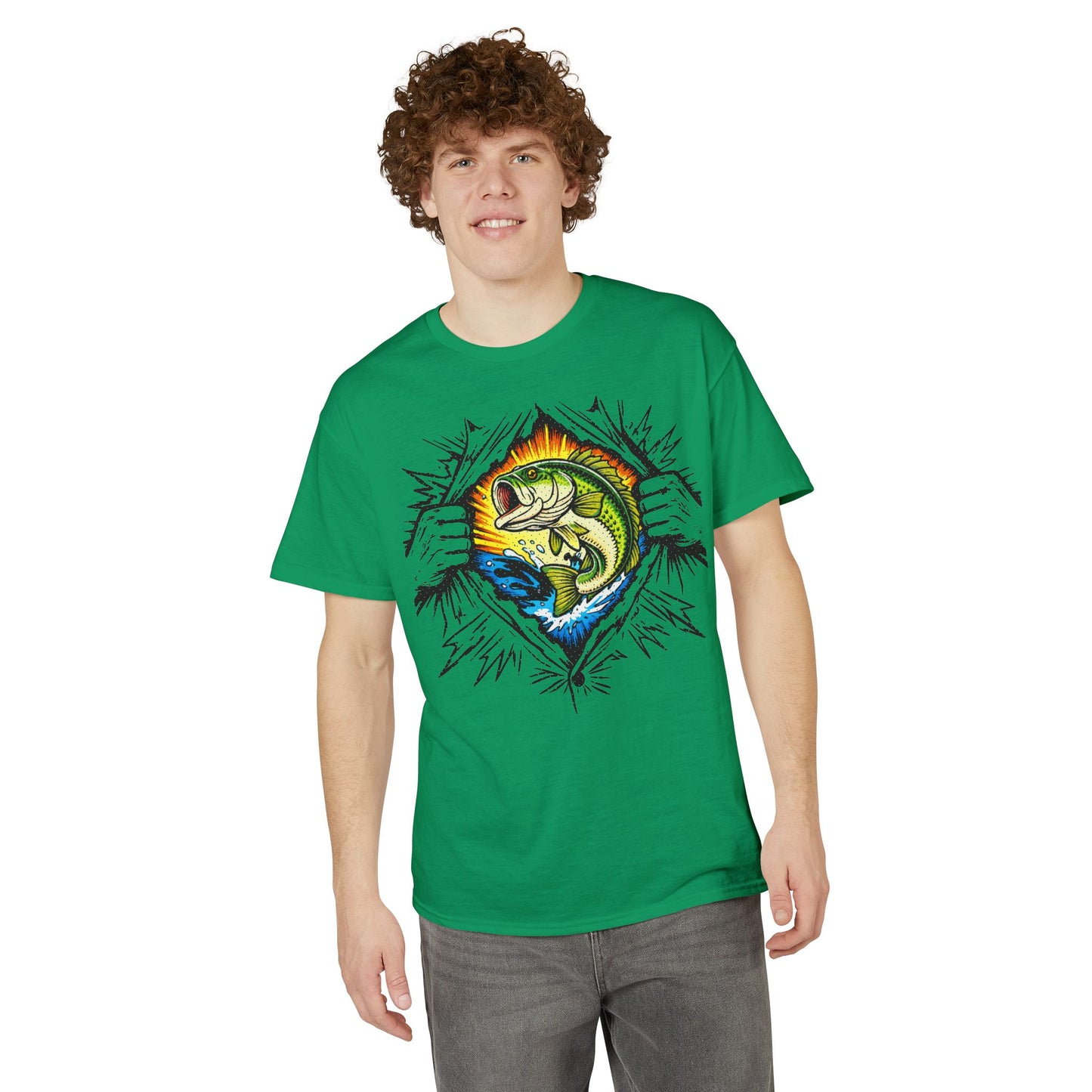 Fishing Is My Superpower — Unisex DryBlend® T-Shirt