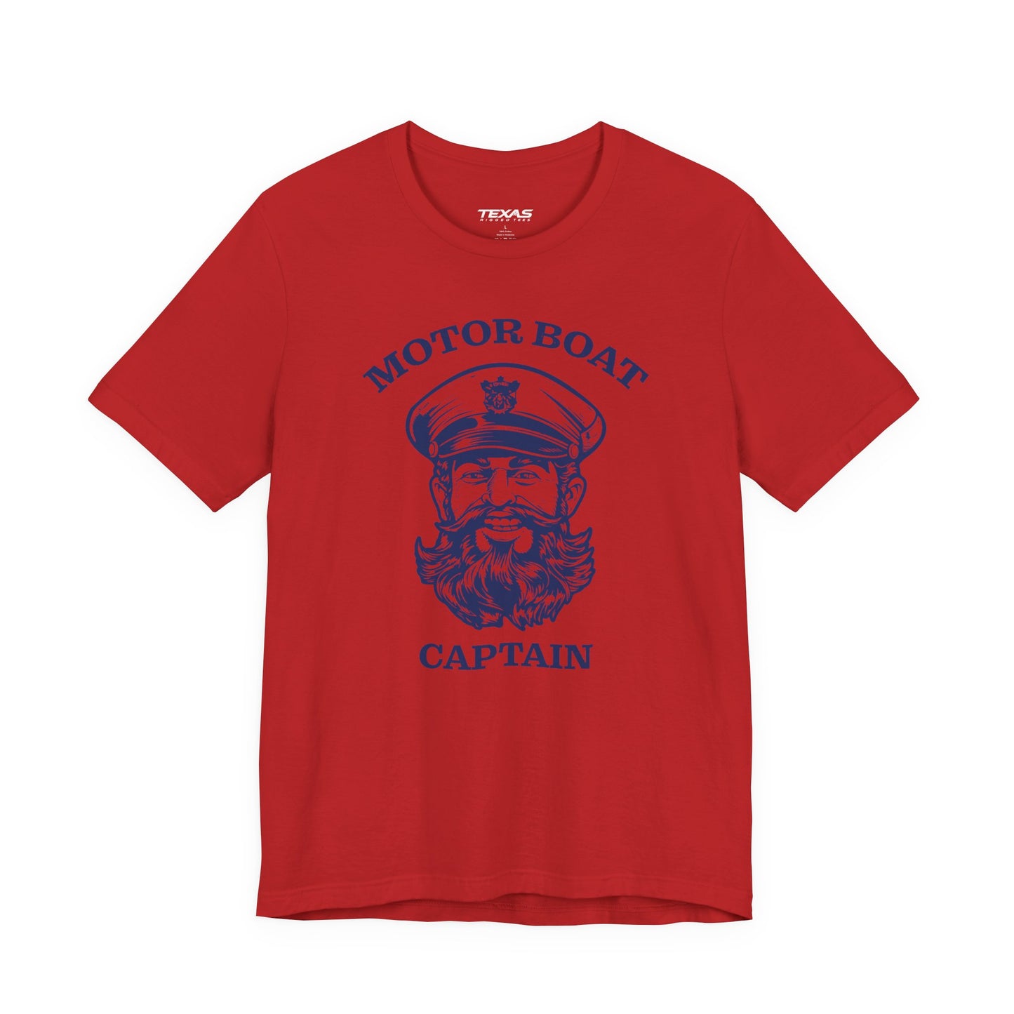Motor Boat Captain — Unisex Cotton Tee