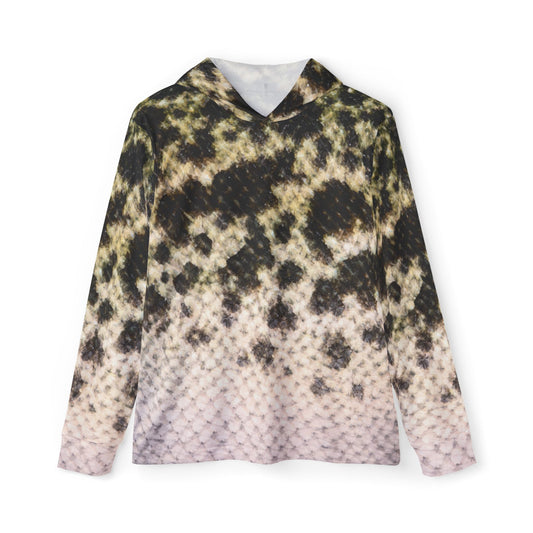 Black Crappie — Unisex Fishing Pullover Hoodie (SPF 50+)