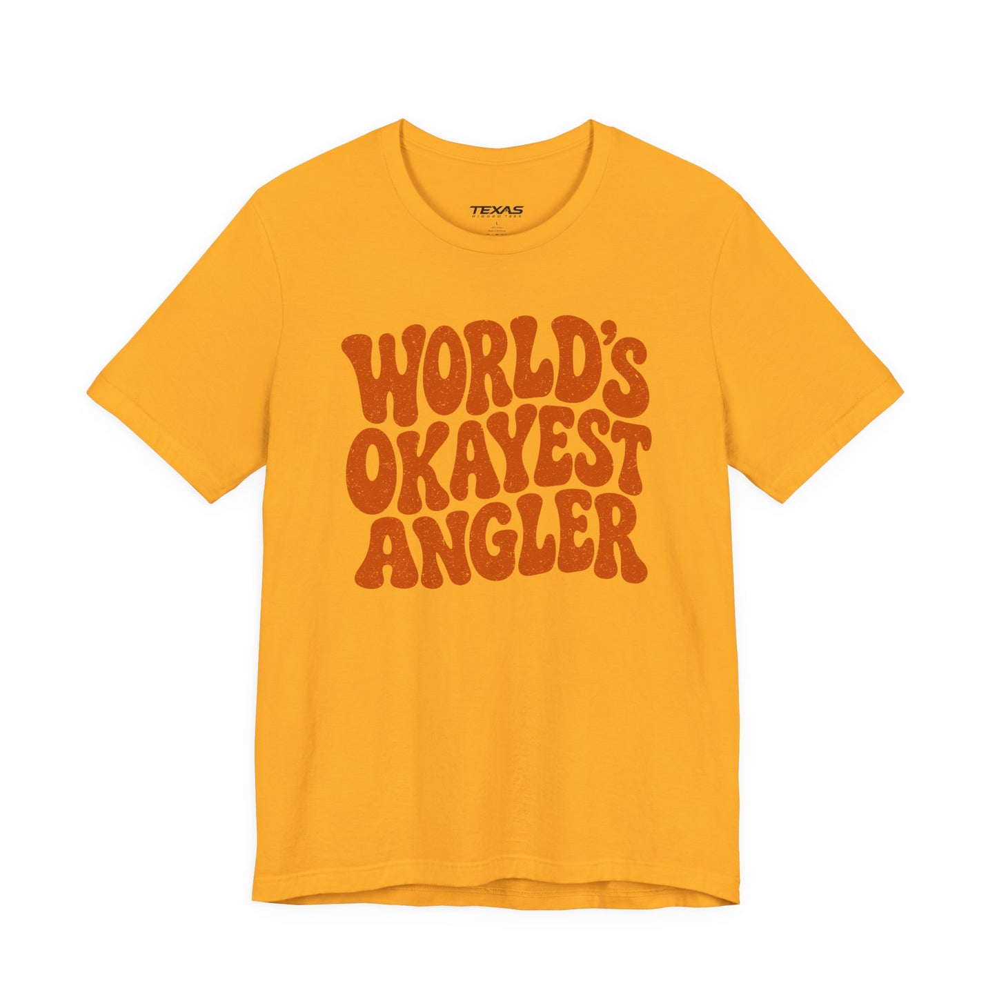 World's Okayest Angler — Unisex Cotton Tee