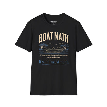 Boat Math — Unisex Cotton Tee