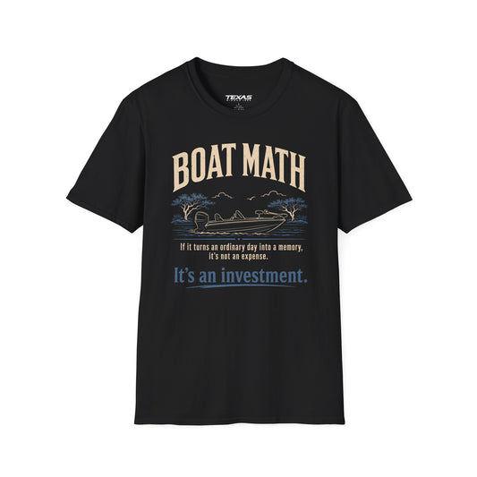 Boat Math — Unisex Cotton Tee