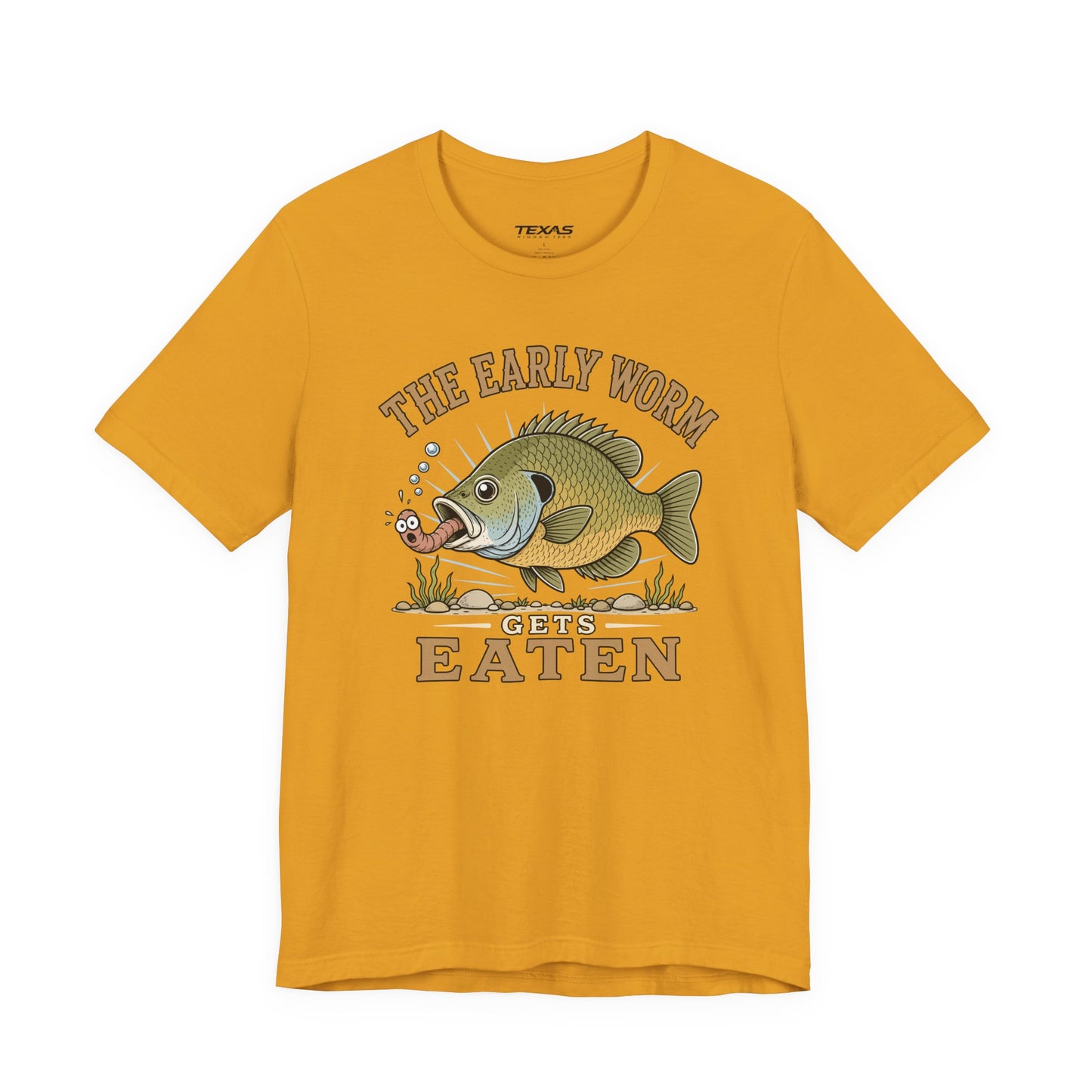 The Early Worm Gets Eaten — Unisex Cotton Tee