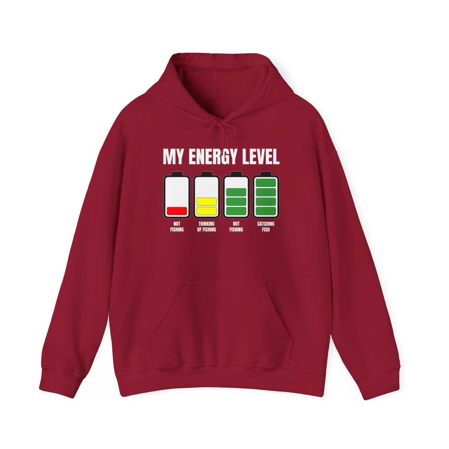 My Energy Level — Unisex Hooded Sweatshirt