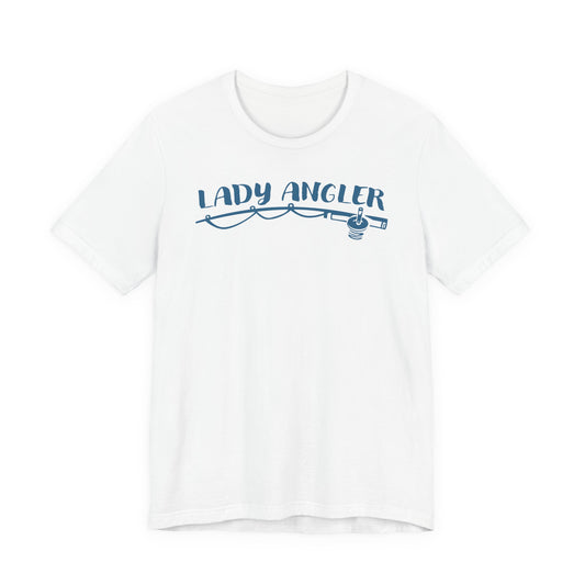 Lady Angler — Unisex Cotton Tee