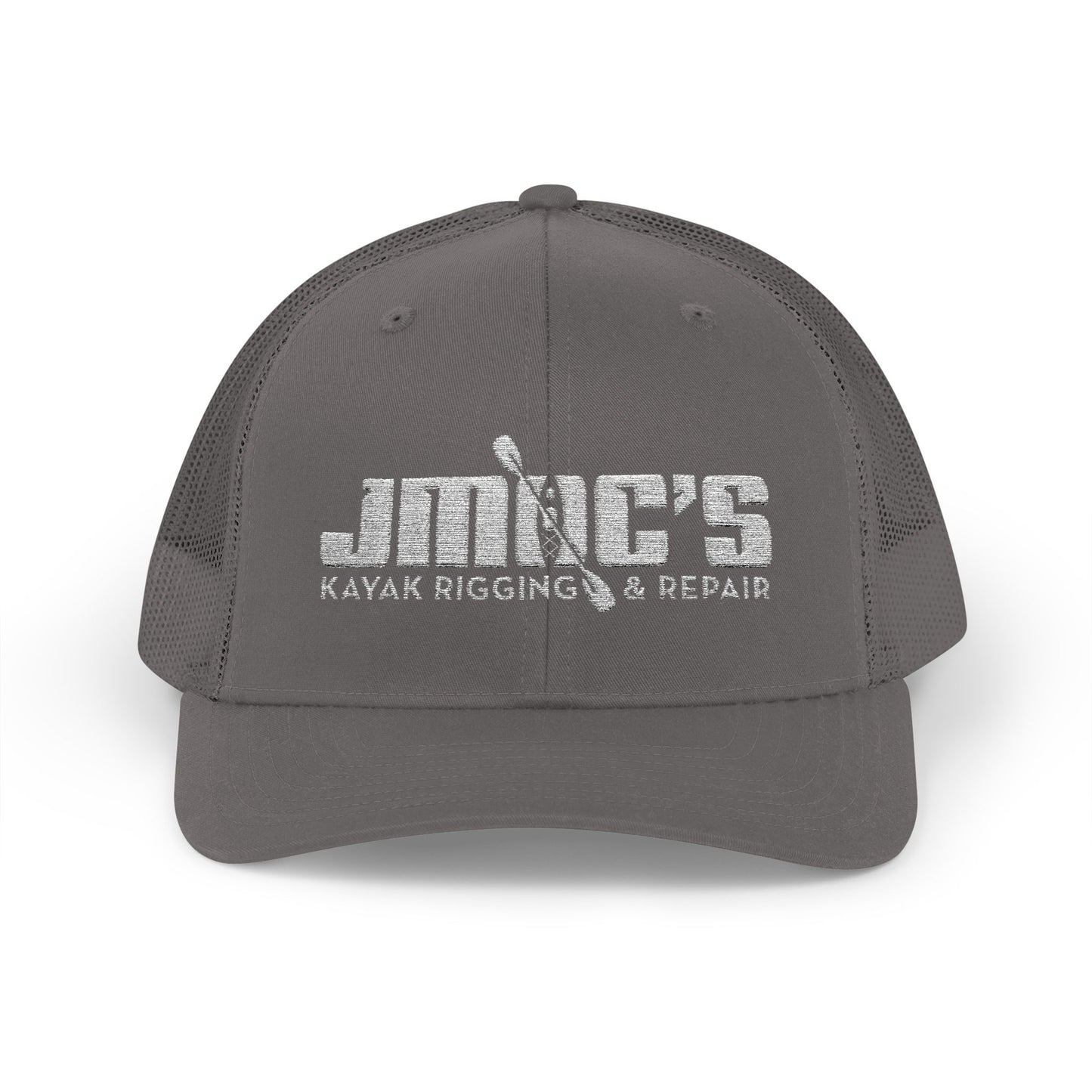 JMOC's Kayak Rigging & Repair (Light Logo) — Embroidered Baseball Cap
