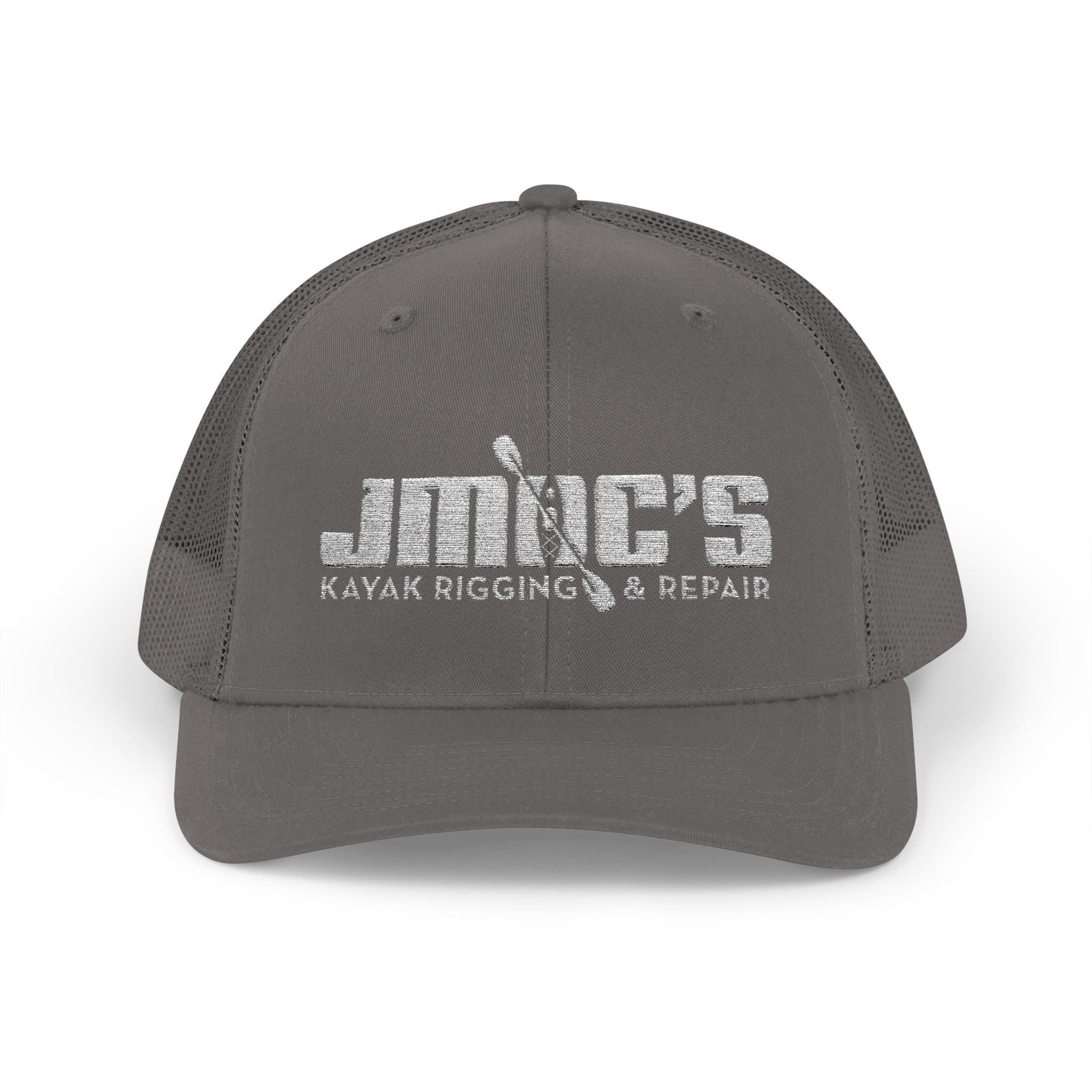 JMOC's Kayak Rigging & Repair (Light Logo) — Embroidered Baseball Cap