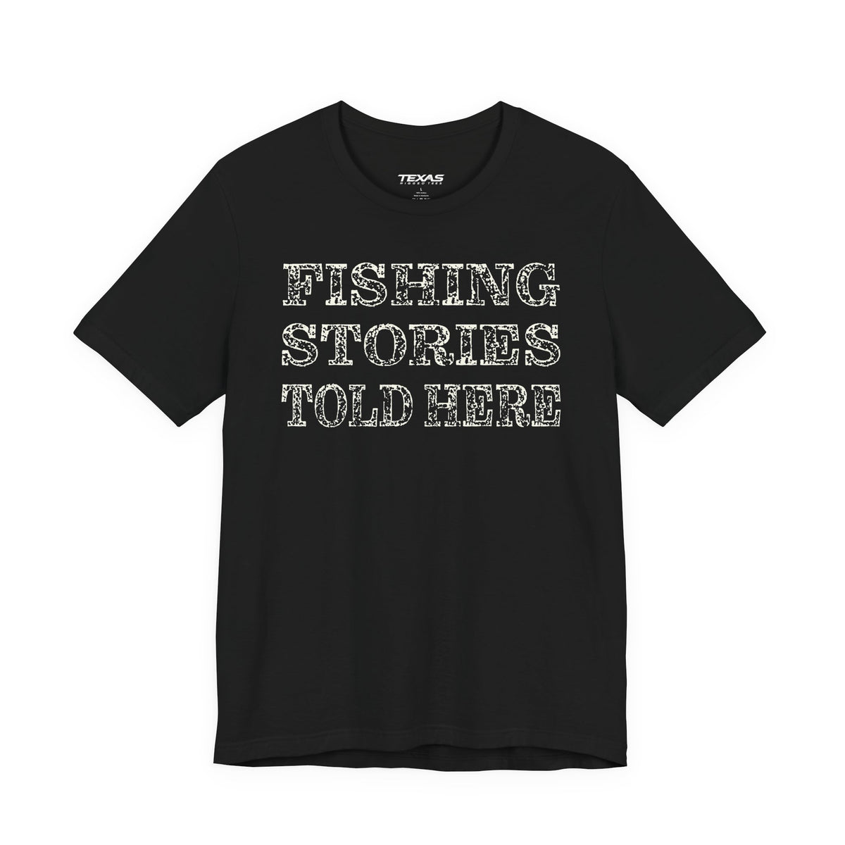 Fishing Stories Told Here — Unisex Cotton Tee