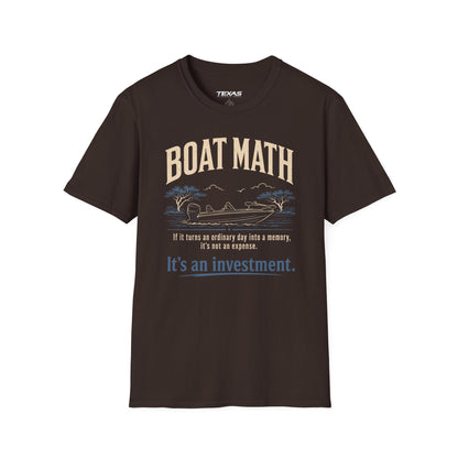 Boat Math — Unisex Cotton Tee