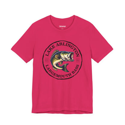 Lake Arlington Largemouth Bass — Unisex Cotton Tee