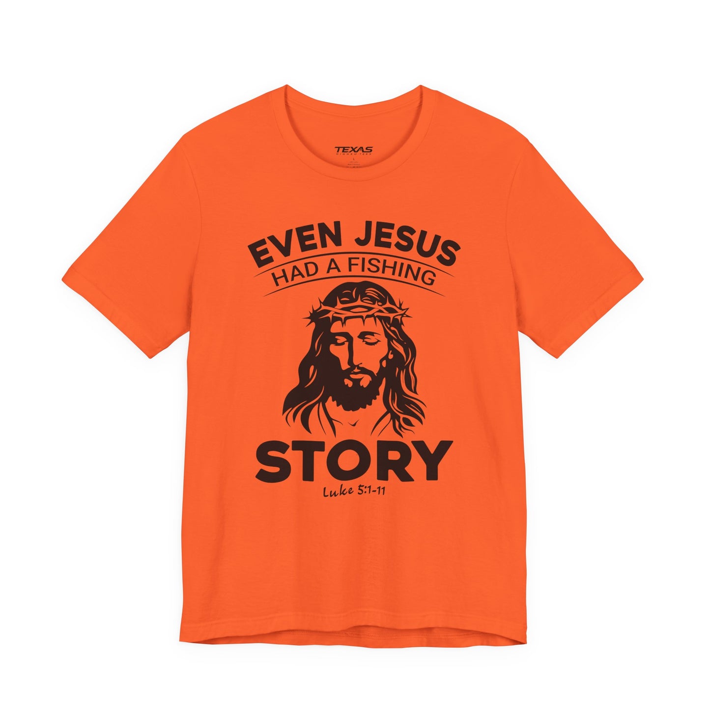 Even Jesus Had a Fishing Story — Unisex Cotton Tee