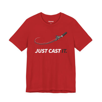 Just Cast It — Unisex Cotton Tee