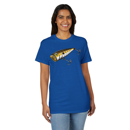 Topwater Popper Lure — Unisex DryBlend® T-Shirt