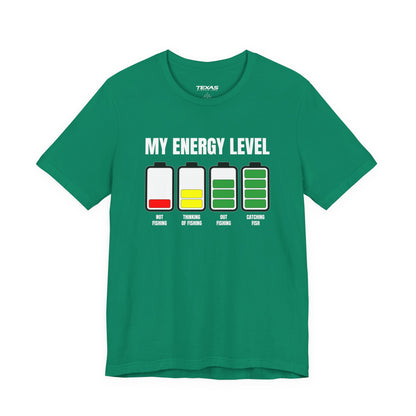 My Energy Level — Unisex Cotton Tee