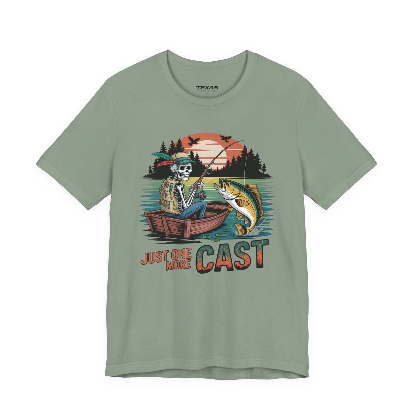 Just One More Cast — Unisex Cotton Tee