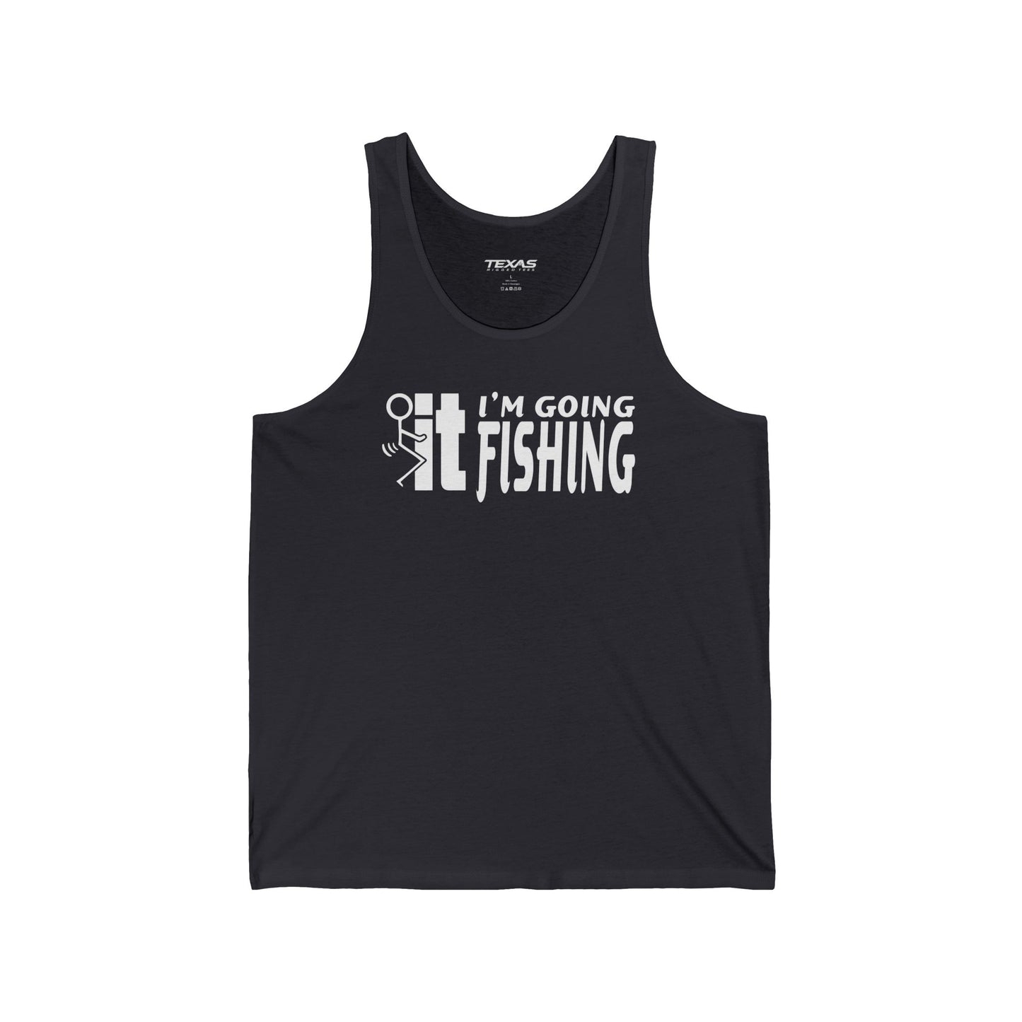 F-It, I’m Going Fishing — Unisex Cotton Tank