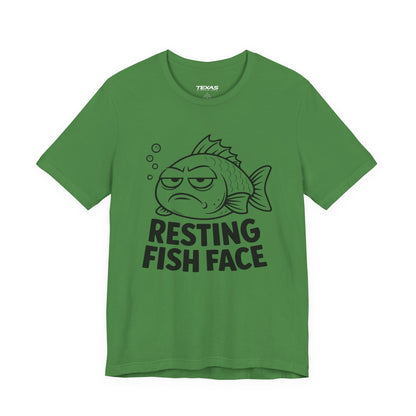 Resting Fish Face — Unisex Cotton Tee