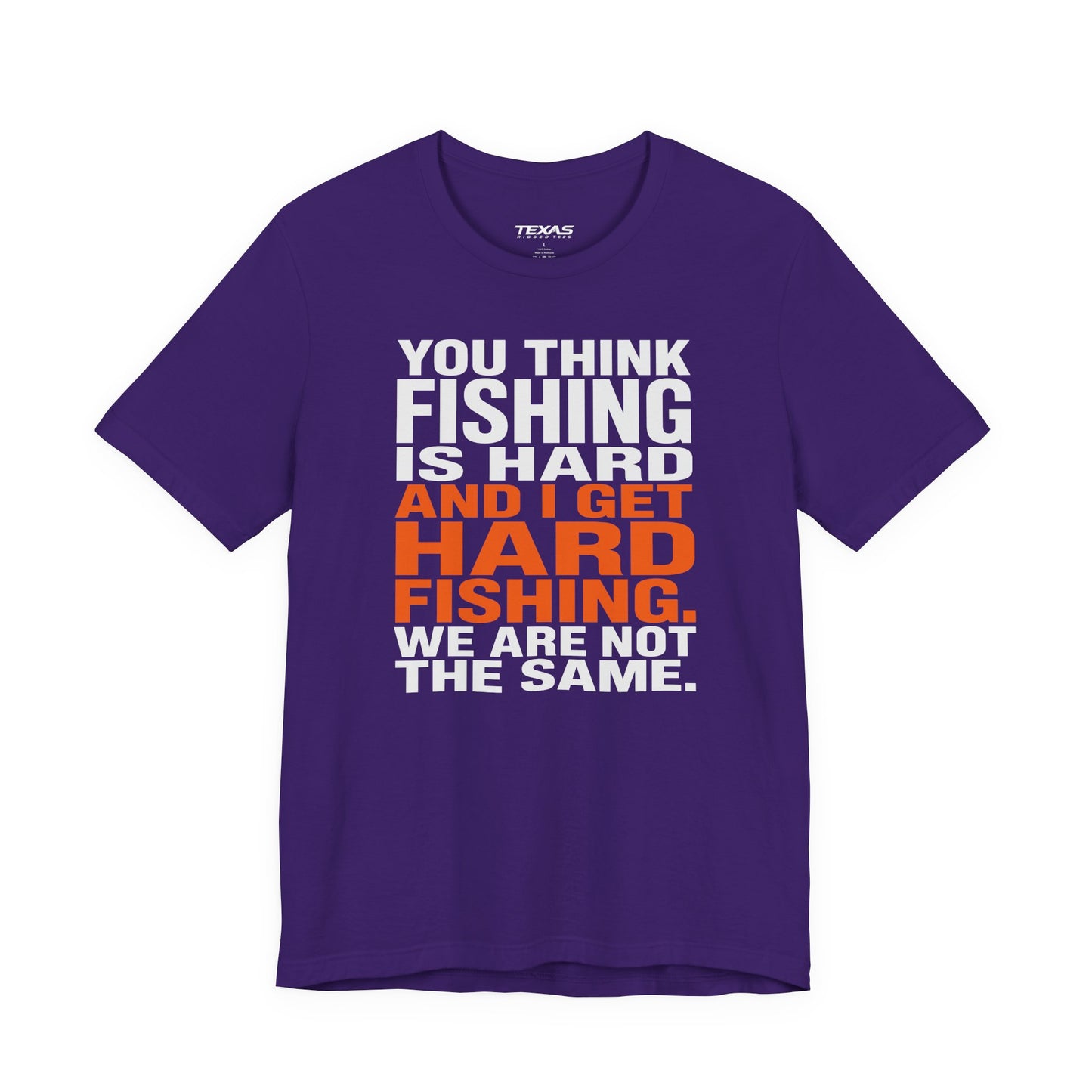 Hard Fishing — Unisex Cotton Tee